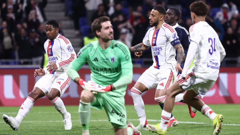 Corentin Tolisso lors d'OL - Paris FC