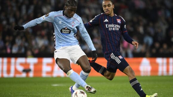 Noah Nartey (OL) face à Moriba (Celta)