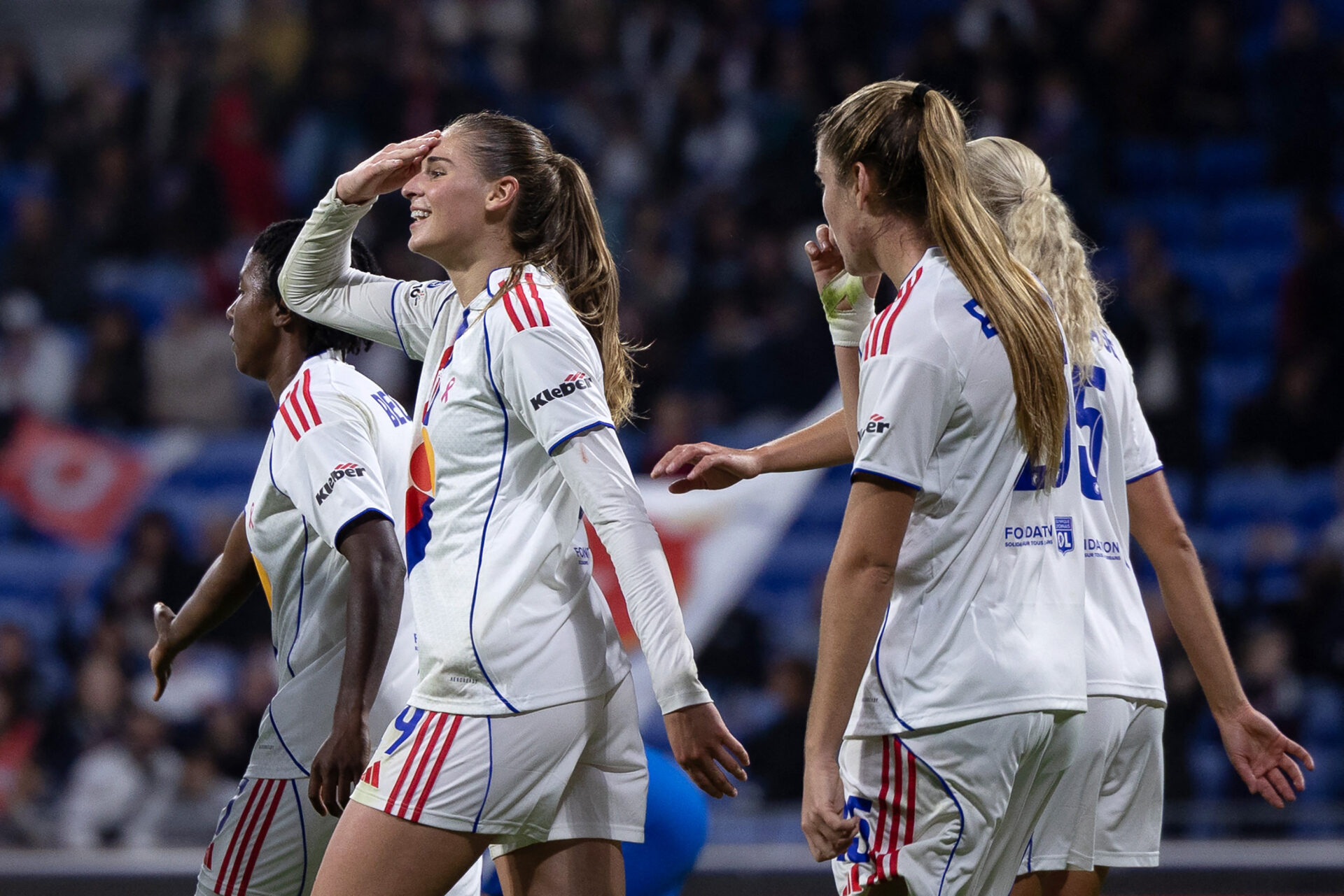 Jule Brand avec OL Lyonnes