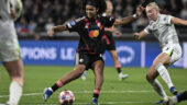Lily Yohannes lors d'OL Lyonnes - Wolfsburg