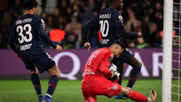 Dominik Greif lors de PSG - OL