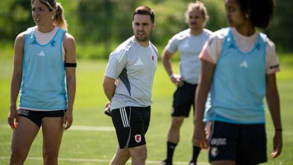 Jonatan Giraldez, entraîneur d'OL Lyonnes.