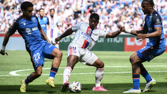 Endrick lors d'OL - Auxerre