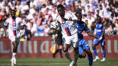 Moussa Niakhaté lors d'Auxerre - OL