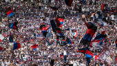 Les supporters de l'OL contre Auxerre