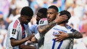 Corentin Tolisso lors d'OL - Auxerre
