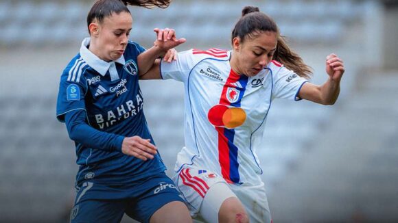 Selma Bacha lors de Paris FC - OL Lyonnes