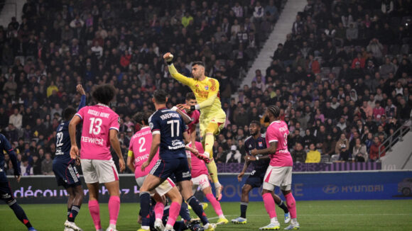 Dominik Greif lors de Toulouse - OL.