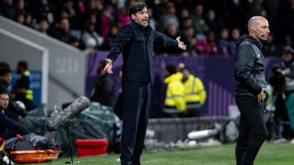 Paulo Fonseca lors de Toulouse - OL
