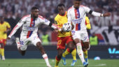 Saud Abdulhamid (Lens) face à Clinton Mata et Abner (OL)