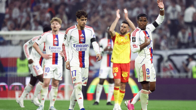 Endrick fait ses adieux à l'OL contre Lens