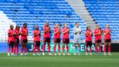 Les joueuses d'OL Lyonnes face à Nantes