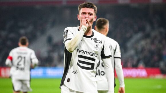Quentin Merlin, défenseur de Rennes