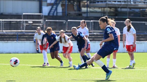 Léa Motyka buteuse avec l'équipe de France à l'Euro U17