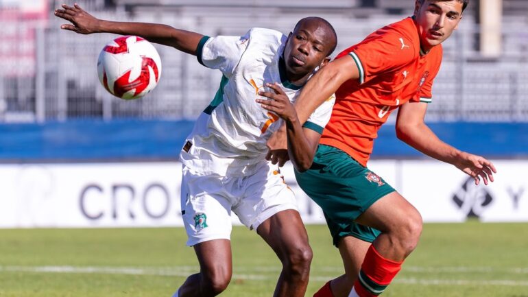 Mathys De Carvalho avec le Portugal au Tournoi Maurice Revello