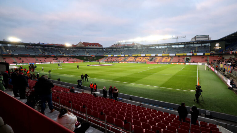 Le stade de Letna, antre du Sparta Prague
