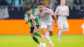 Ruben Kluivert et Abde Ezzalzouli "Ez Abde" lors de Real Betis - OL