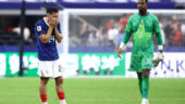 Rayan Cherki marqué après la demi-finale perdue de la France contre l'Espagne