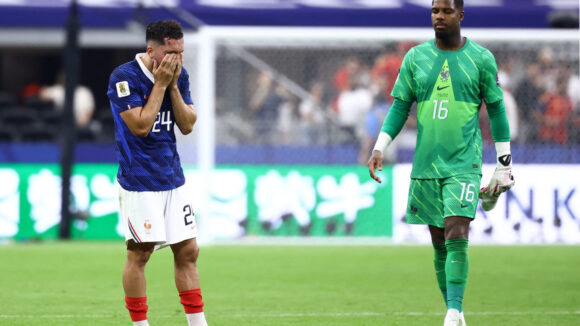 Rayan Cherki marqué après la demi-finale perdue de la France contre l'Espagne
