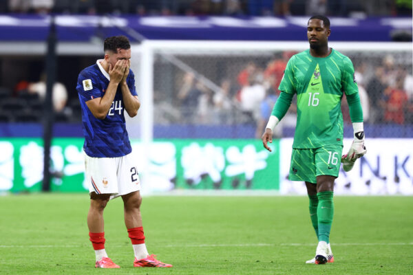 Rayan Cherki marqué après la demi-finale perdue de la France contre l'Espagne
