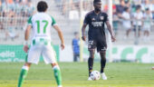 Clinton Mata lors de Real Betis - OL