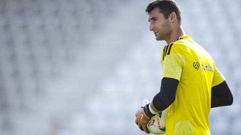 Dominik Greif lors d'OL - Real Betis