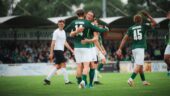 Les joueurs de Wolfsburg en match de préparation