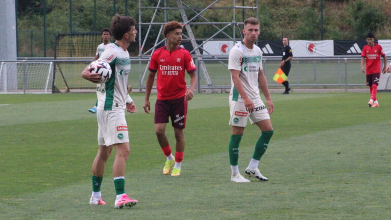 Adil Hamdani lors d'OL - FC Saint-Gall