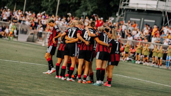 Les joueuses de l'Eintracht Francfort