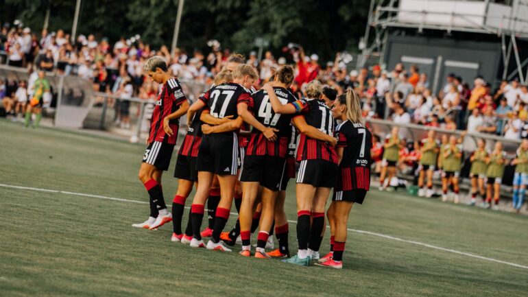 Les joueuses de l'Eintracht Francfort