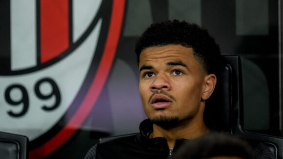 Zachary Athekame lors d'un match de l'AC Milan