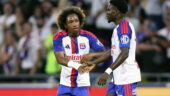 Malick Fofana et Ernest Nuamah lors d'OL - Sparta Prague