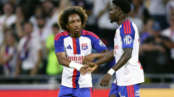 Malick Fofana et Ernest Nuamah lors d'OL - Sparta Prague