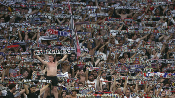 Les supporters des Bad Gones lors d'OL - Sparta Prague