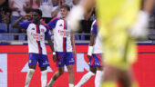Tyler Morton et Ernest Nuamah lors d'OL - Sparta Prague
