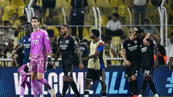 Dominik Greif, Corentin Tolisso et les joueurs de l'OL
