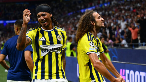 Matteo Guendouzi lors d'OL - Fenerbahçe