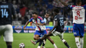 Loïs Openda lors d'OL - Le Havre