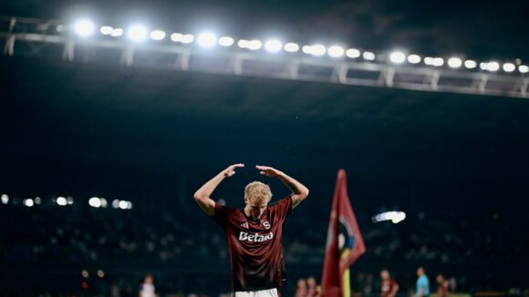 Adam Karabec lors de Sparta Prague - OL
