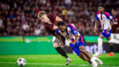 Loïs Openda lors de Sparta Prague - OL