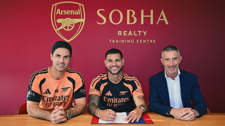 Bruno Guimaraes a signé un contrat longue durée avec Arsenal