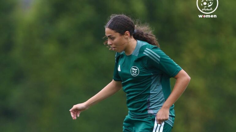 Sofia Bekhaled avec l'Algérie