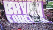 L'hommage des supporters de Toulouse à Bryan Bergougnoux
