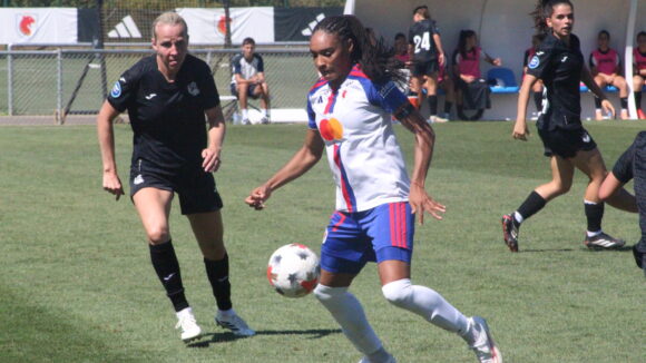 Salma Paralluelo lors d'OL Lyonnes - Real Sociedad