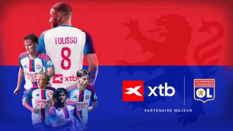L'OL a signé un partenariat avec le courtier polonais XTB (www.ol.fr)