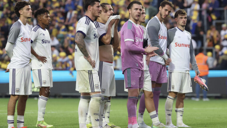 Les joueurs d'Anderlecht