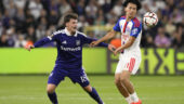 Keito Nakamura lors d'Anderlecht - OL.