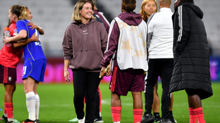 Sonia Bompastor après OL Lyonnes - Chelsea