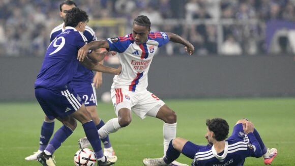 Noah Nartey lors d'Anderlecht - OL