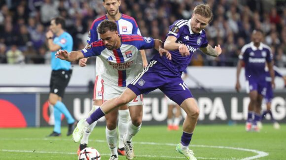 Ruben Kluivert lors d'Anderlecht - OL